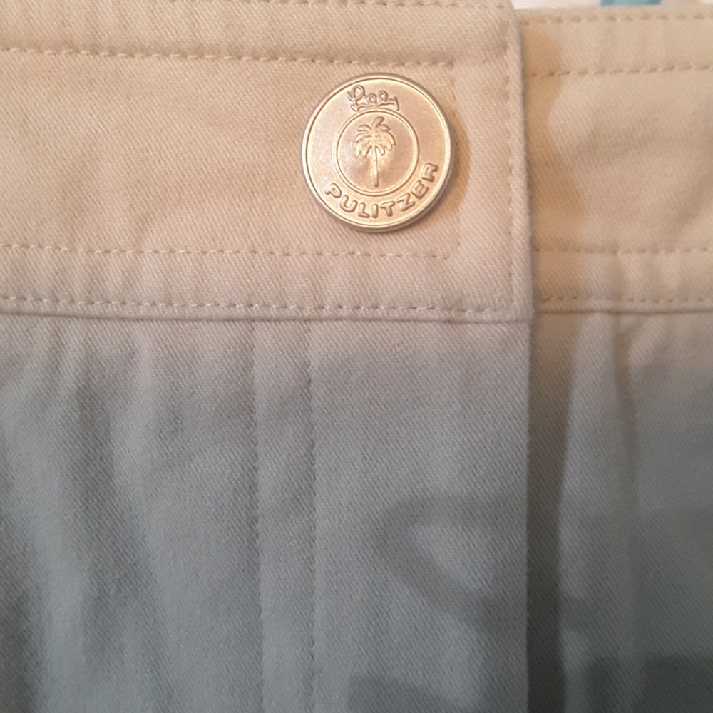 Lilly Pulitzer khaki skirt - Picture 3 of 4